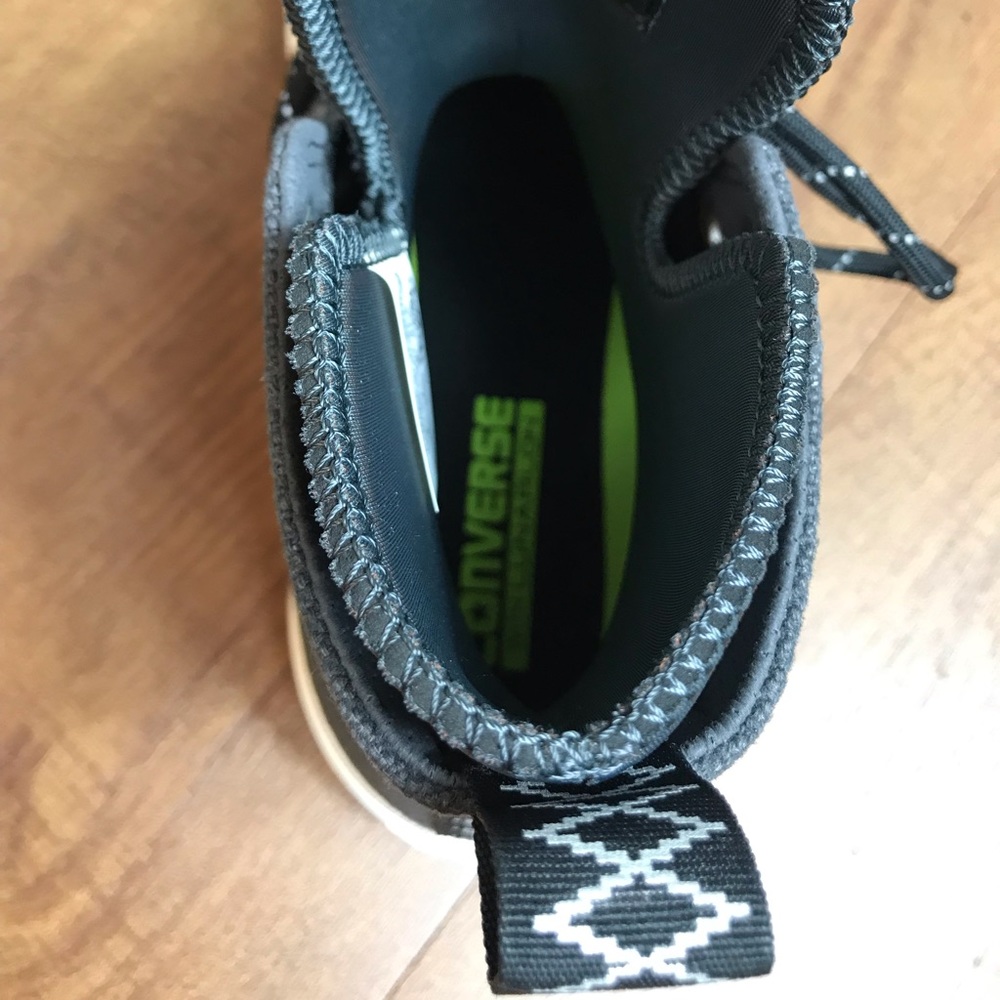 Converse Ctas HI Boot HI Almost Black W AUTHENTIC - Picture 5 of 8